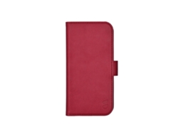 Capa Gear Para Iphone 17 Magsafe Em Couro Vermelho Escuro