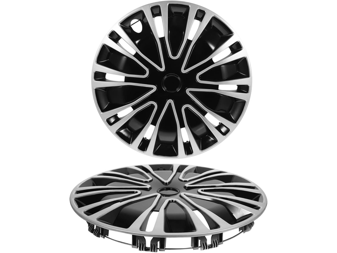 Calotas Centrais Decorativas De 2 Peças Para Rodas De Carro, Protegem Contra Detritos, Fáceis De Instalar.