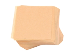 500 Folhas de Pergaminho Sem Clareamento para Cozinhar, 10x10cm Pré cortadas Antiaderentes, Ideal para Envolver e Armazenar