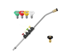 Lanza Extensible Lavadora Alta Presión Acero Inoxidable 5 Boquillas Ajustables 38cm S/MARCA