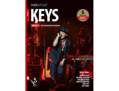 Livro ROCKSCHOOL Keys - Grade 5 (Para Teclado - Idioma: Inglês)