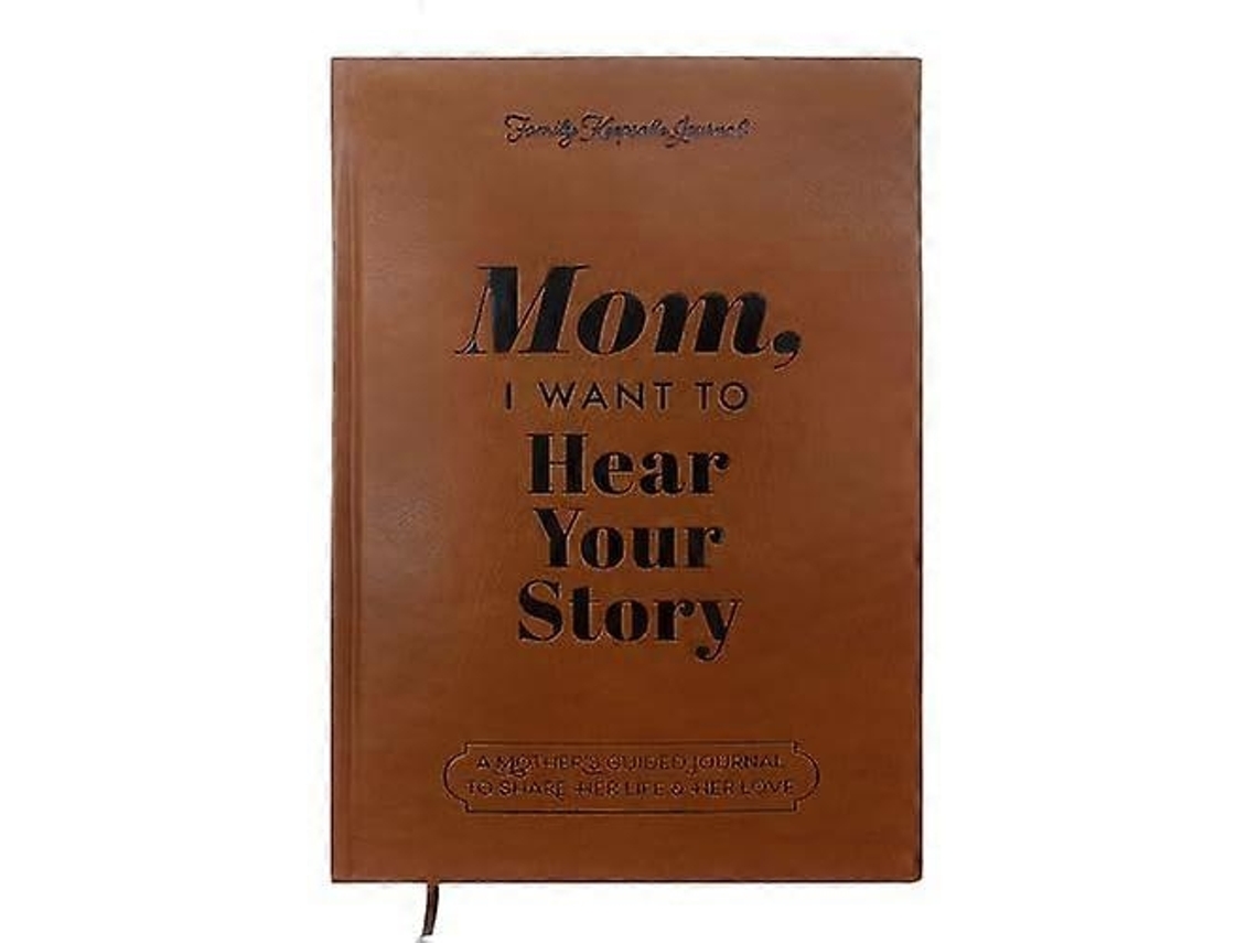 Mãe, Quero Ouvir Sua História - Diário Guiado Para Mães, Caderno De Capa Dura Com Marcador Fita, Presente Aniversário Significativ-aquaforge