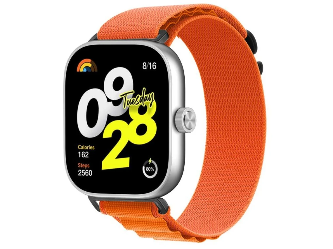 Bracelete para Redmi Watch 6 / 5 / 4 nylon alpine loop verde e preta XIAOMOYU