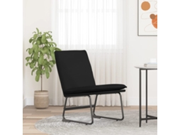 Lounge Chair, Lounge Chairs Vidaxl Preto Tecido