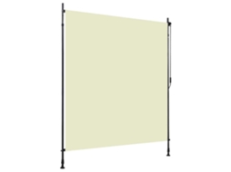 Roller Blind, Roller Blinds Vidaxl Creme Tecido (200 X 270 Cm)