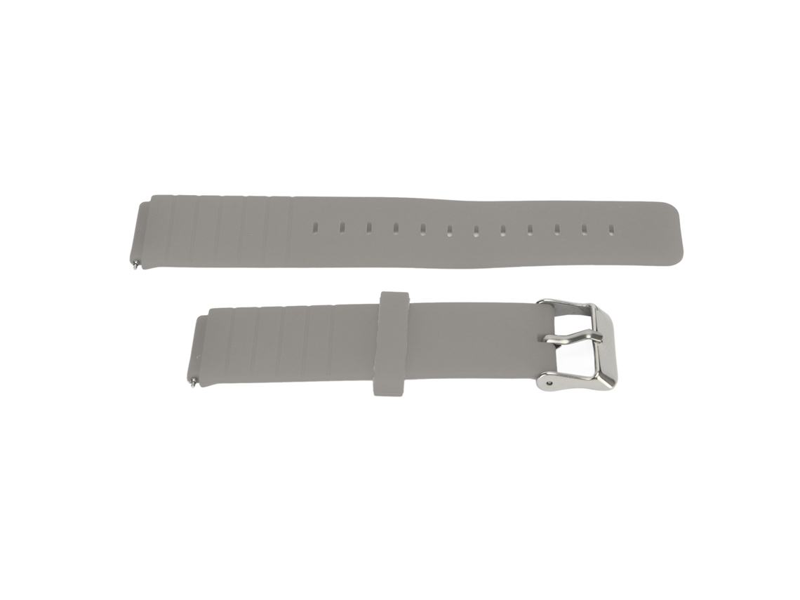 Pulseira de Substituição para T1 Silicone Ajustável com Liberação Rápida Soft Watch Strap Cinza