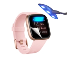 Kit 4 Películas Hidrogel Auto-Reparo para Fitbit by Google Versa 2 Transparente