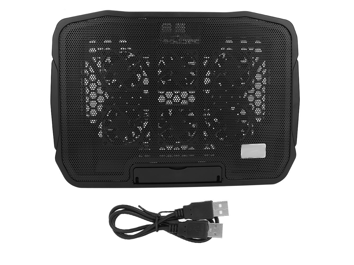 Aetheria base Resfriadora para Notebook Nuoxi H9 com 6 Ventiladores de Bobina de Cobre 2400 Rpm e Design Antiderrapante