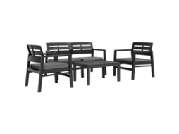 Outdoor Lounge Set, Outdoor Lounge Sets Vidaxl Antracite Plástico (n/a)