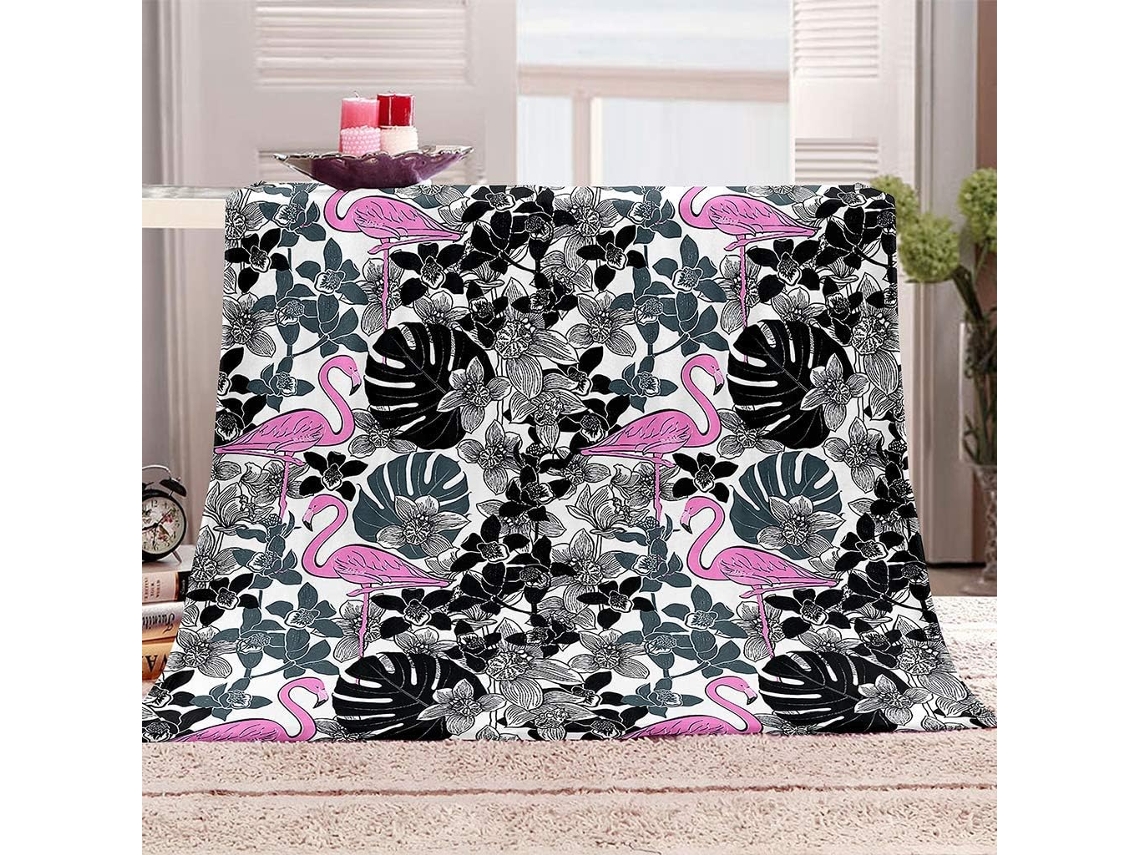 Manta de Microfibra Fansu Flanela Macia e Fofa 3d para Cama Sofá Ou Se Manter Aquecido no Inverno 150x130cm, M