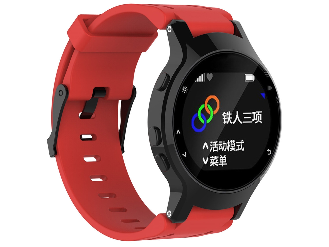 Pulseira De Silicone Para Garmin Forerunner 225 Vermelho Hexinyigjly