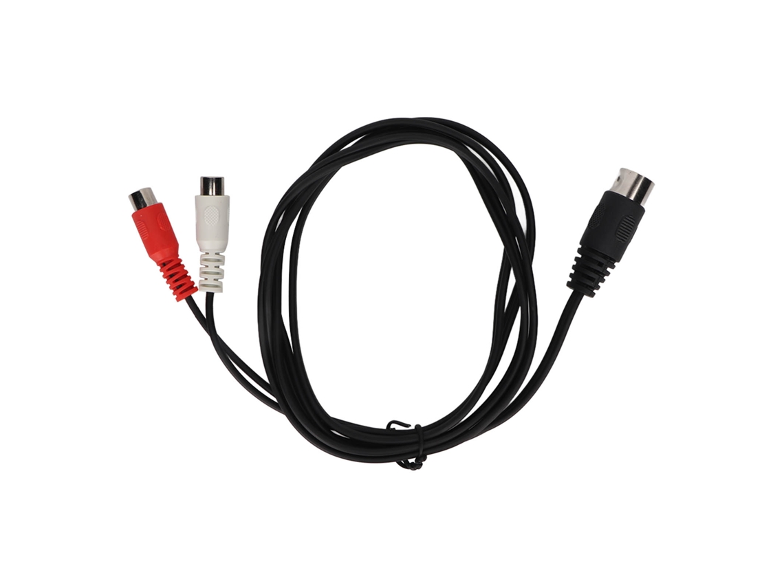 Aetheria cabo Adaptador Din 5pin Macho para 2rca Fêmea Profissional 1,5m/4,9ft para Equipamentos de Som Antigos