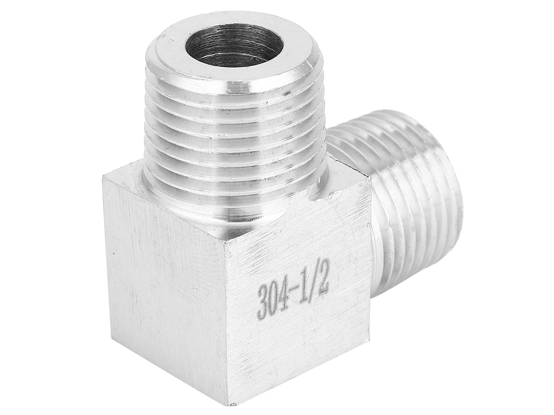Conector De Conexão Bspt Macho A Macho De 90 Graus