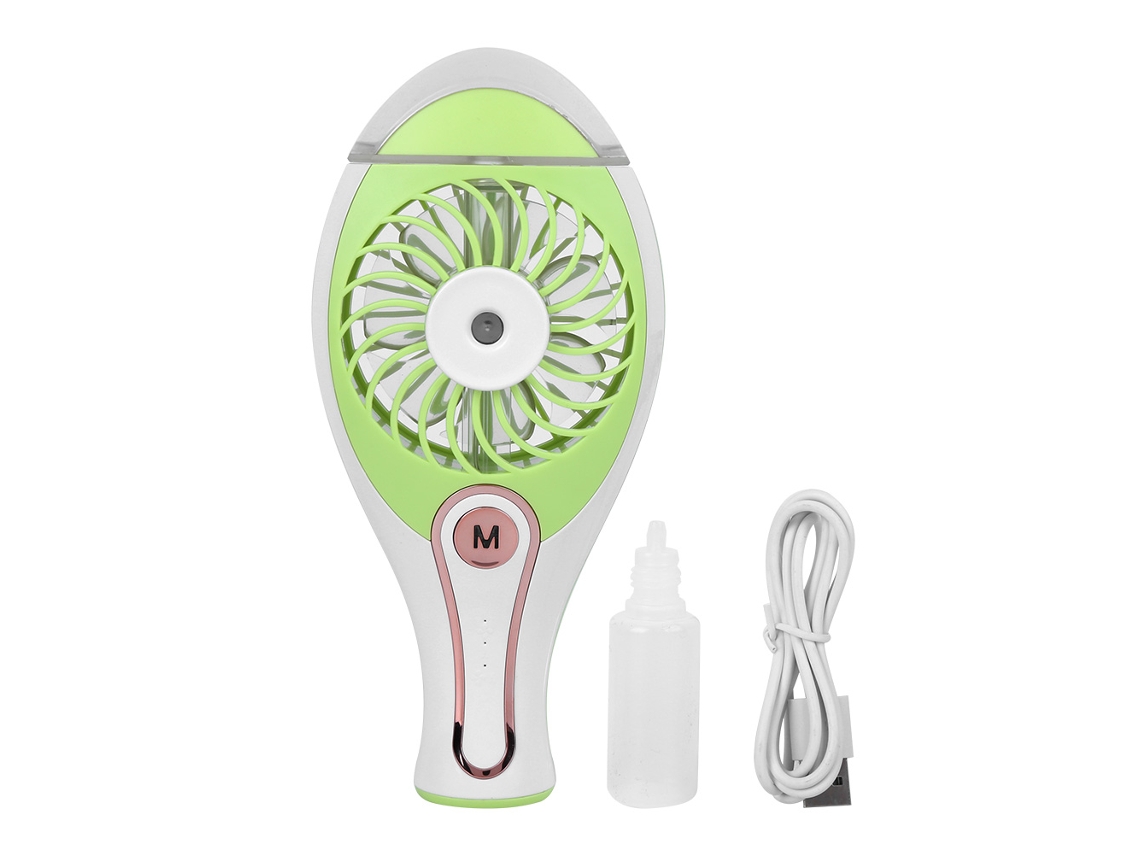 Ventilador Mini Desktop Usb Umidificador Silencioso Recarregável