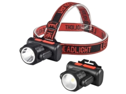 Lanterna Chapéu Clipe 11marchas/5luzes Magnetica Recarregavel Abridor Bolso Caminhadas Preto Yizhood