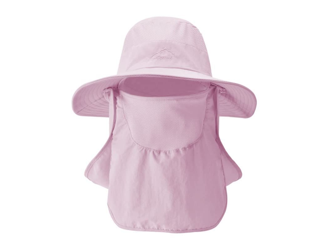 2026 gorra de Pesca para Homens Gorra de Cubo de Trekking Proteção Solar Ao Ar Livre Rosa
