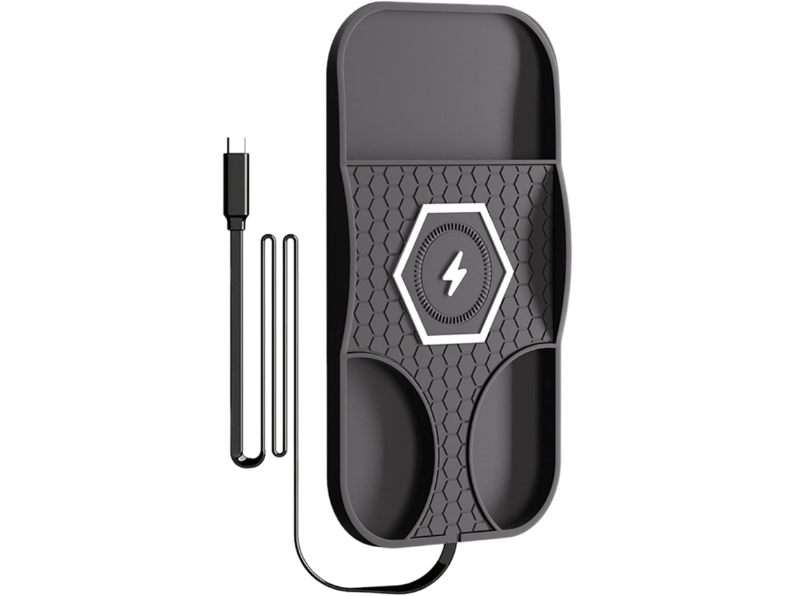 Carregador Semi Fio para Carros, Base Portátil Antiderrapante, Acessórios