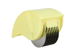 Picador De Cortador Rolamento Aço Inoxidável, Ferramenta Cozinha Vegetal, Amarelo