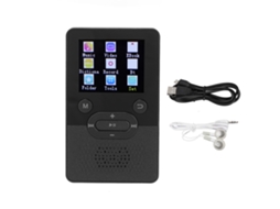 Mp3 Music Player EOOCOO (tela Colorida de 1,8 Polegadas com Bluetooth)