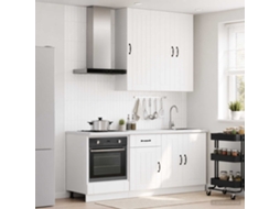 Vidaxl Unidade De Cozinha Lucca 5 Pcs Branco