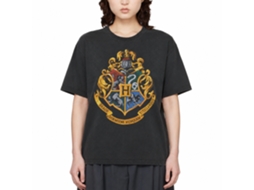Rockinstone Harry Potter Hogwarts Black T-shirt Size:l