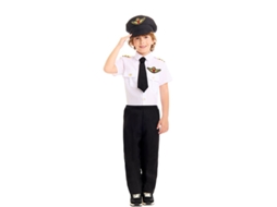 Fantasia de piloto de avião para criança