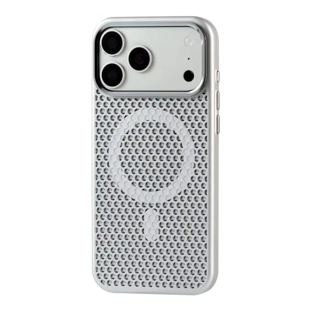 (prateado, Iphone 12) Capa Fosca Para Celular Com Dissipação De Calor E Proteção Da Câmera Em Metal Resistente A Impactos.