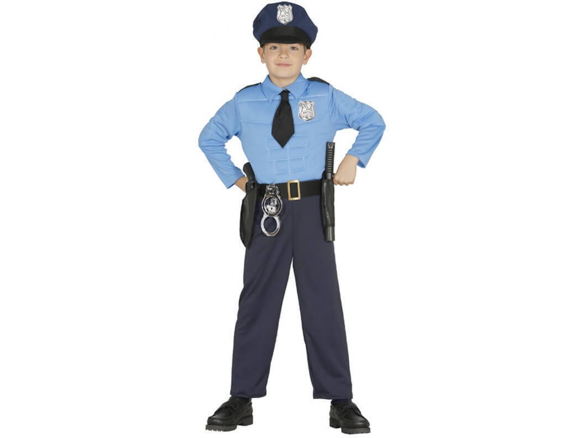 Fato de Menino DISFRAZZES Polícia Com Gravata (Tam: 7 a 9 anos)
