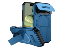 Capa Com Suporte Magsafe Para Iphone 17 Pro - Abertura Deslizante Com Proteção De Câmara