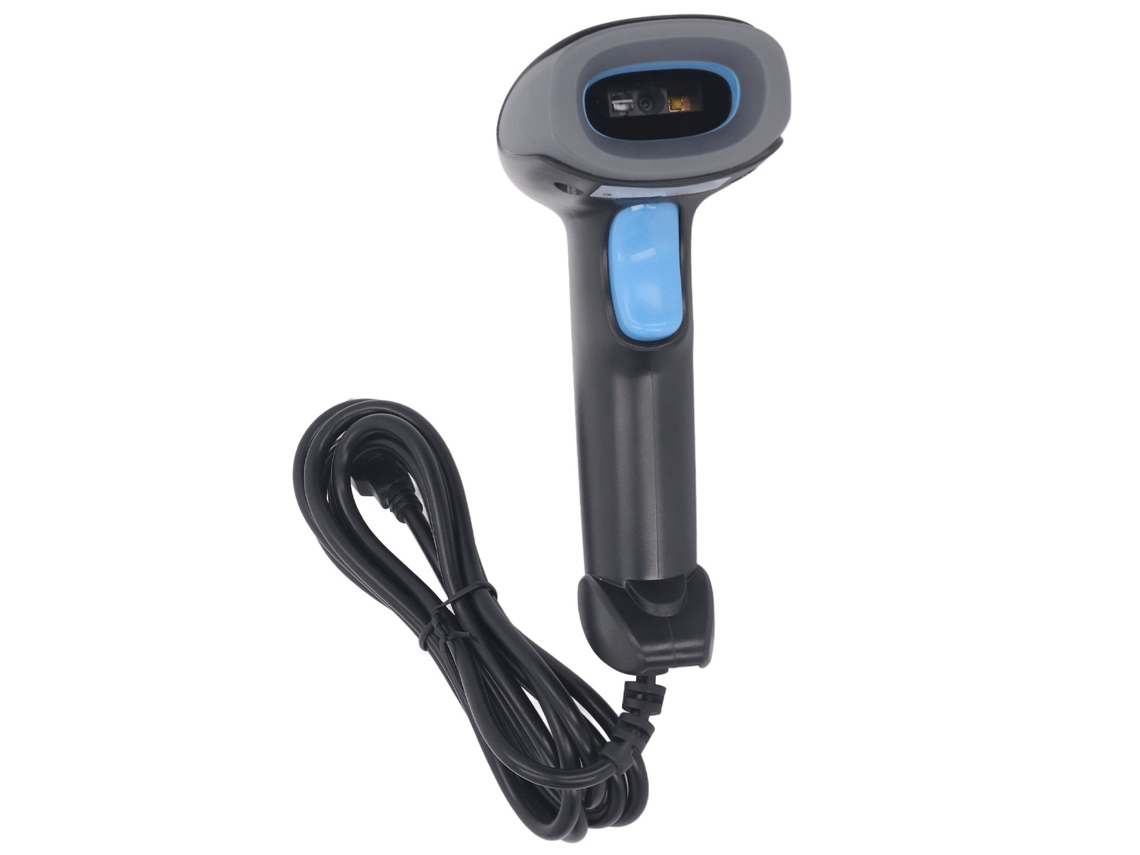 Leitor De Códigos De Barras 1d 2d Com Fio Usb Alta Precisão Leitor De Qr Code Luz Vermelha Para Supermercado Warehouse