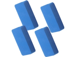 Conjunto De 4 Peças De Esponjas Para Limpeza Manual De Película De Óleo Em Carros, Ideal Para Polimento E Detalhamento Automotivo.