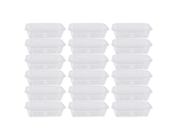 50pcs Caixas De Embalagem Descartáveis