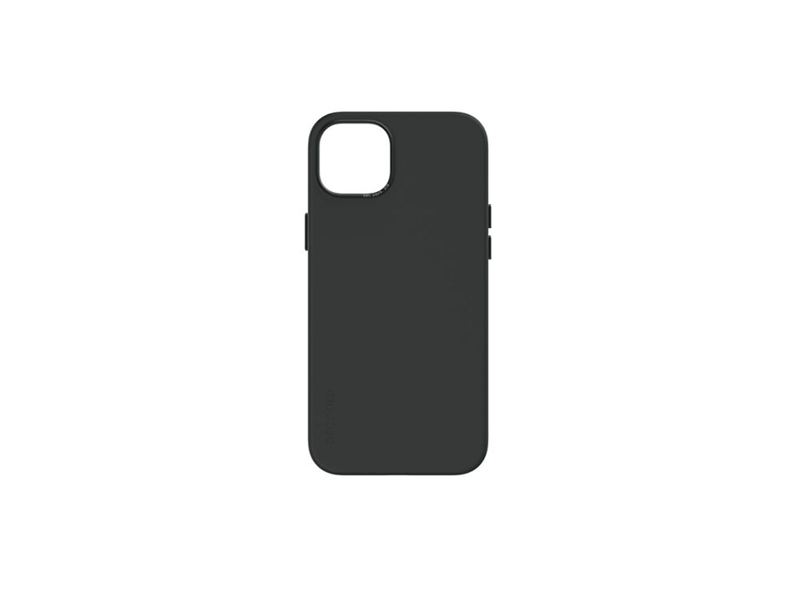 Capa Antimicrobiana Magsafe para iPhone 15 Plus DECODED Silicone Preto
