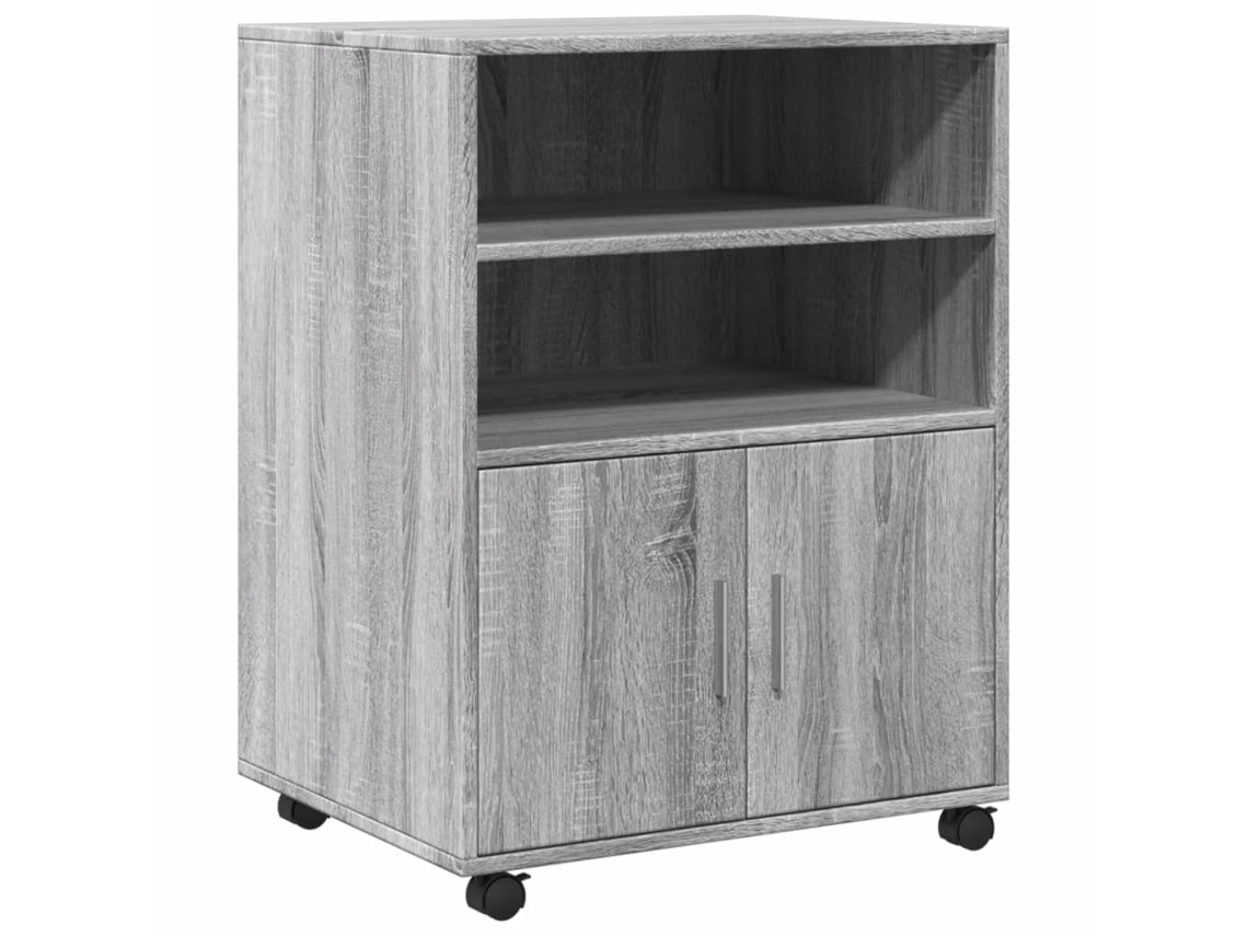 Móvel com Rodas Cinzento Sonoma MAISON EXCLUSIVE 60x48x81 cm
