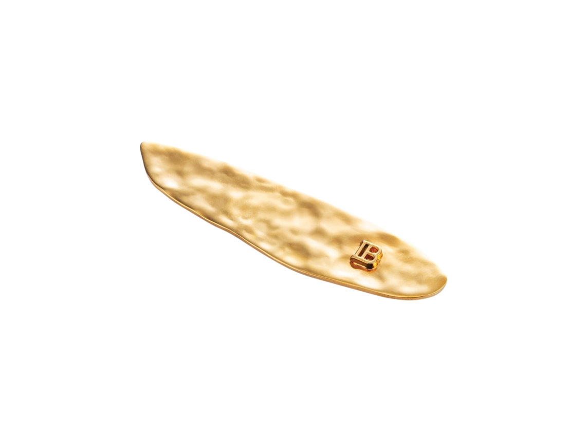 Balmain, Printemps Leaf, Gancho De Cabelo, Ouro