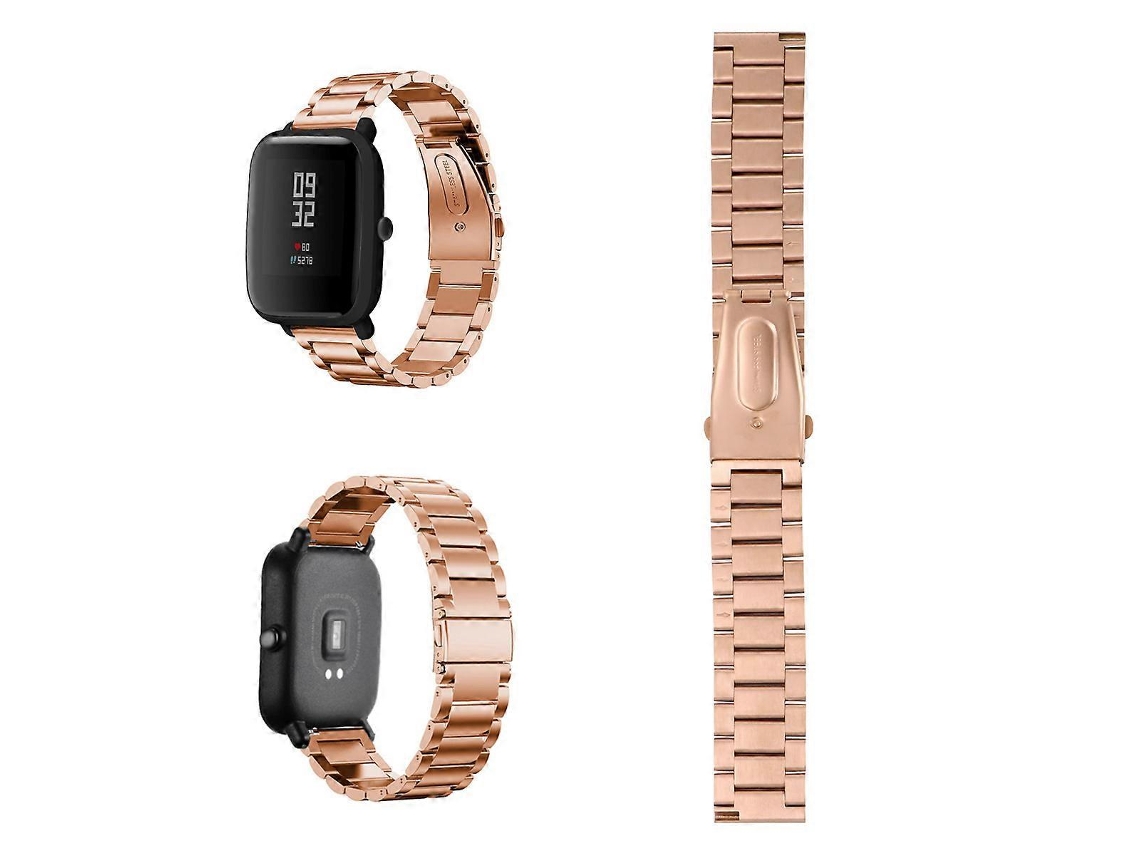 Pulseira De Relógio De Substituição De Aço Inoxidável Para Homens E Mulheres Olysi Shop (1 Conjunto)