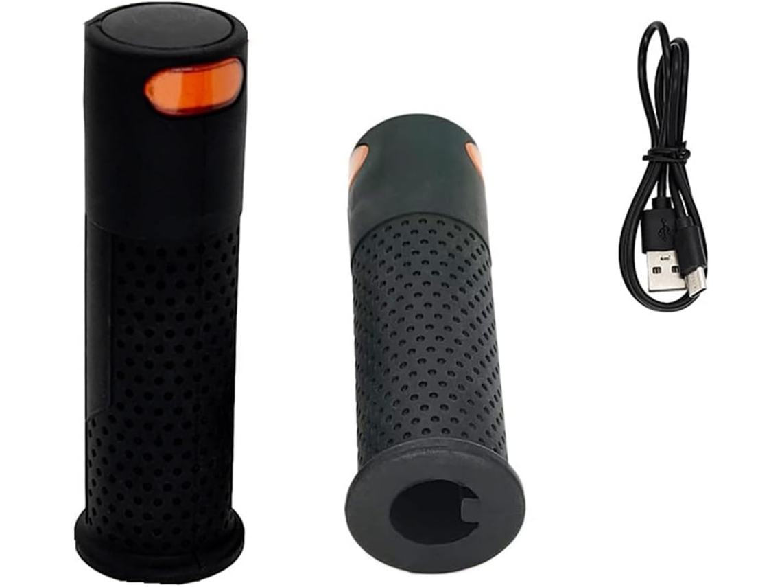 Manopla SFUSHOS para guidão de patinete elétrico com piscas
