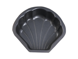 6 Moldes de Pastel Mini com Designs de Desenhos Animados para Assar em Casa, Material Aço Carbono, Anti vazamento Pequeño Shell