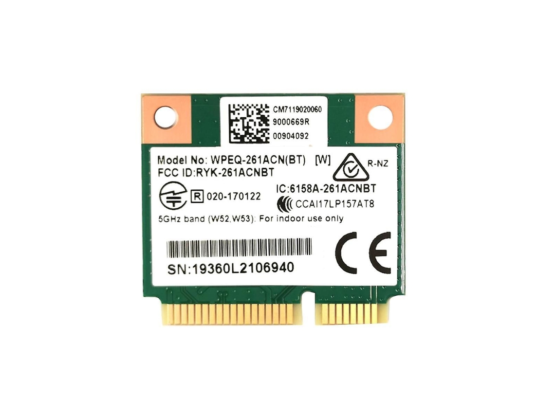 Lurelia Placa Wi-fi Mini Pcie Qca6174 Qca6174a Wi-fi 5 867 Mbps Dual Band 2,4/5 Ghz Bluetooth 4.2