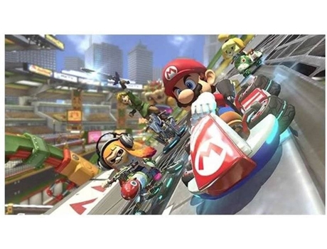 Jogo Nintendo Switch Mario Kart 8 (Deluxe Edition) — Corridas | Idade mínima recomendada: 3