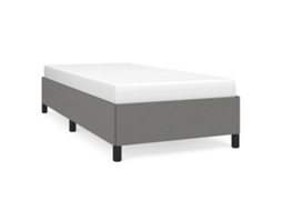 Bed Frame, Bed Frames Vidaxl Cinzeto Tecido (80 X 200 Cm)