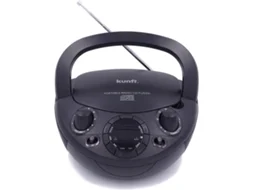 Rádio Boombox CD KUNFT KTCB5415 (Preto - Analógico - AM/FM - Pilhas e Corrente)
