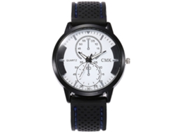Reloj Deportivo Casual Unisex Con Correa De Silicona Azul Para Hombre Y Mujer