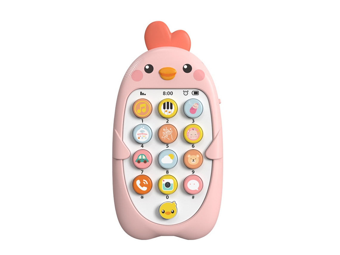 Mali telefone de Brinquedo para Bebê Brinquedo Educativo Musical Presente de Aniversário