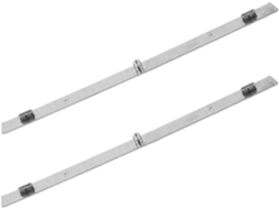 Régua De Posicionamento Barra Metal Com 3 Pinos