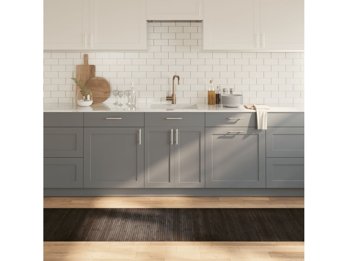 Vidaxl Tapete Retangular 70x400 Cm Bambu Castanho-escuro