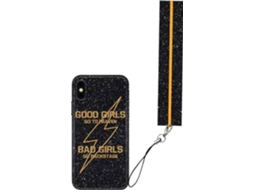 Capa iPhone X, XS BENJAMINS Badgirls Preto