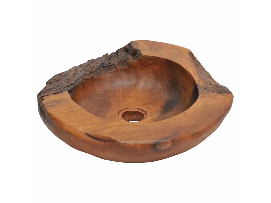 Vidaxl Lavatório Em Teca Maciça 45 Cm