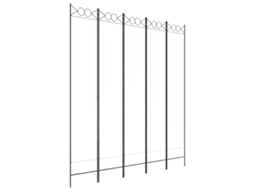 Biombo VIDAXL Branco Tecido (200x220 cm)