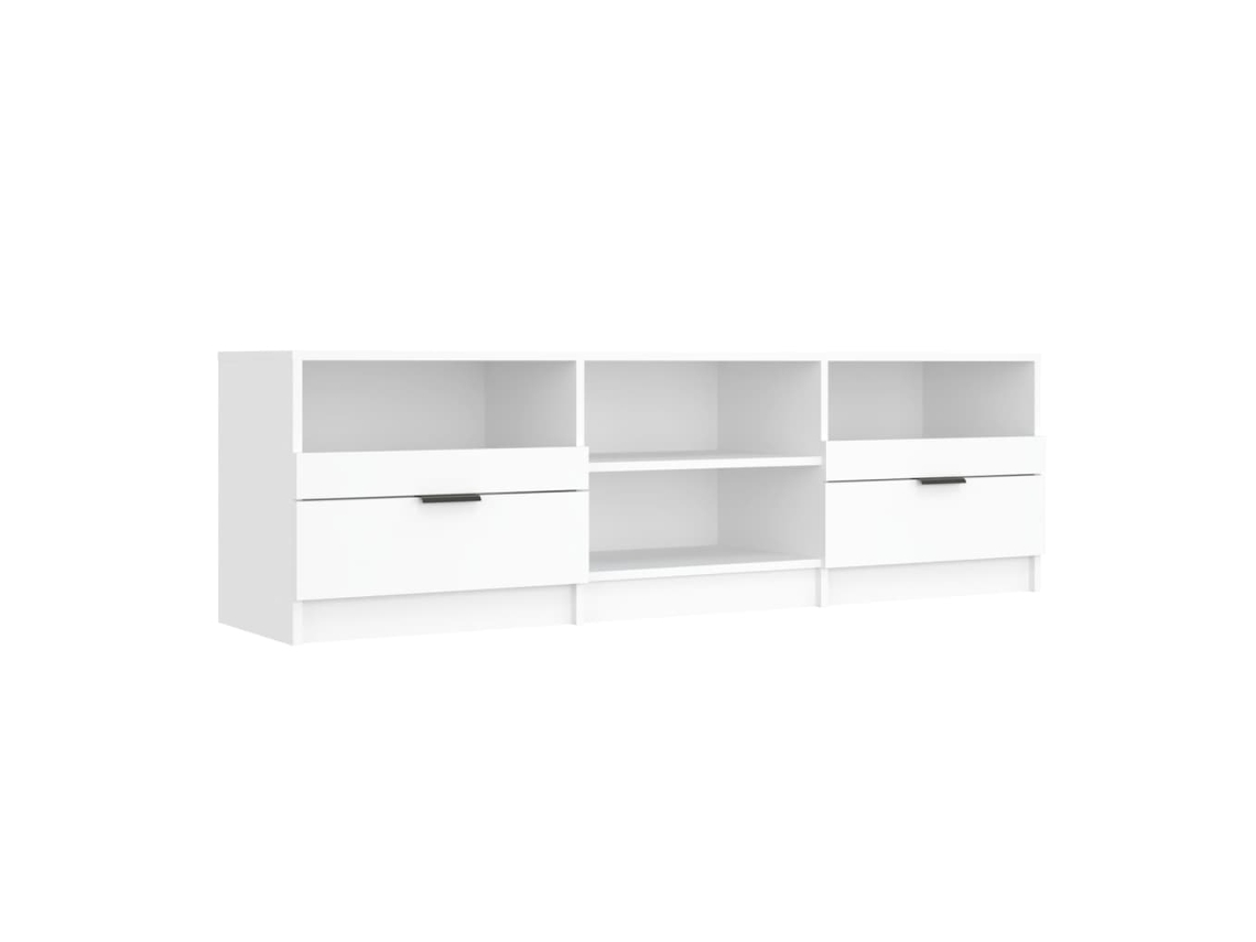 Tv Cabinet, Tv Cabinets Vidaxl Branco Madeira Processada (n/a)